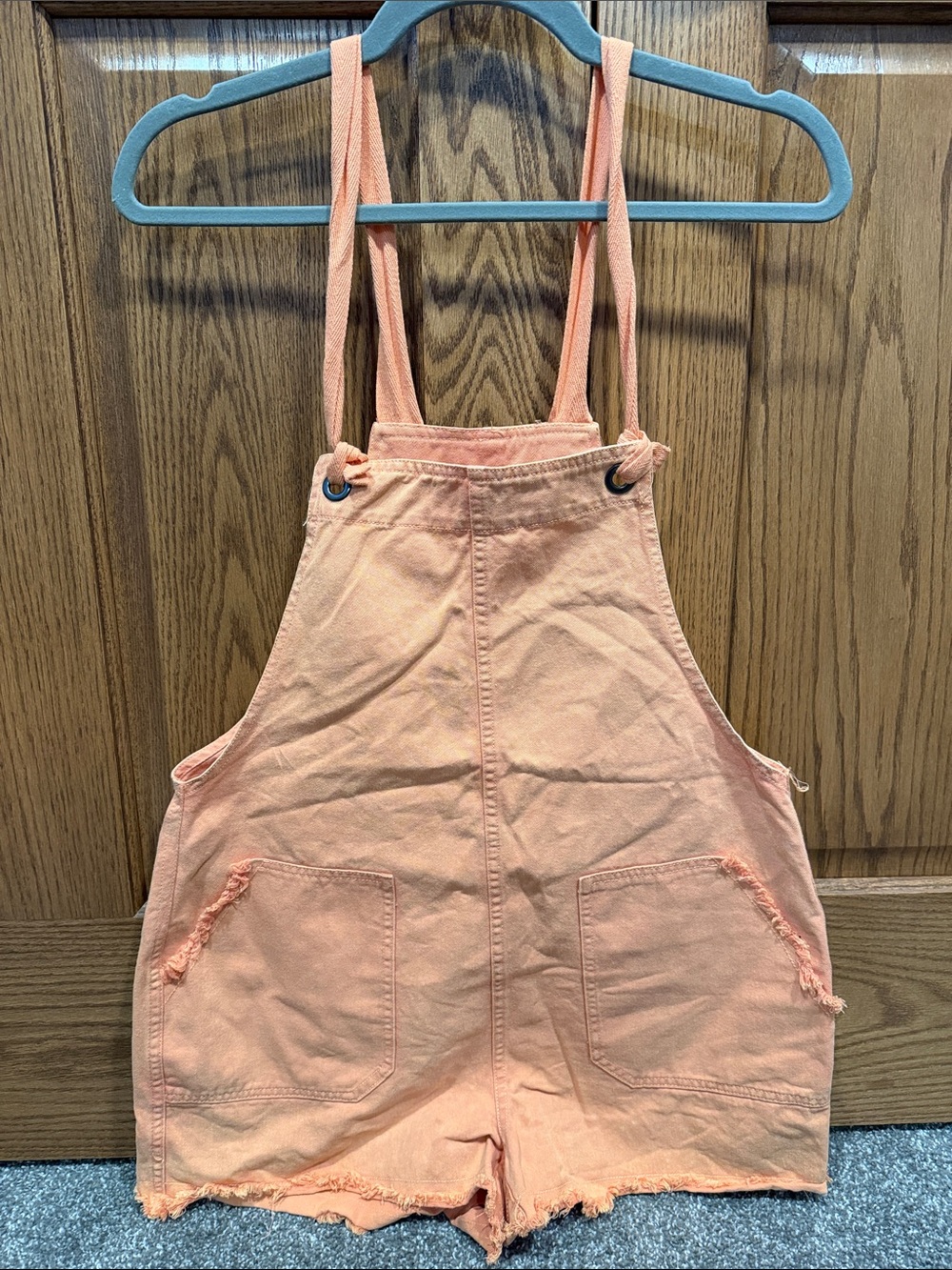 Newin Short Denim Overalls